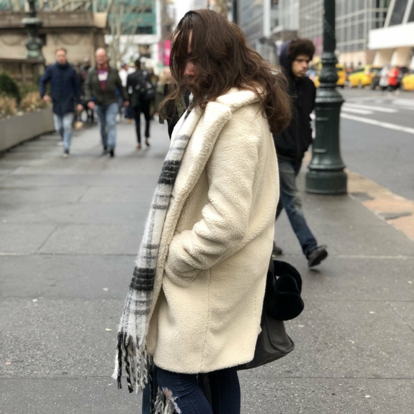 Cream Sherpa Teddy Coat - Picture 4 of 4